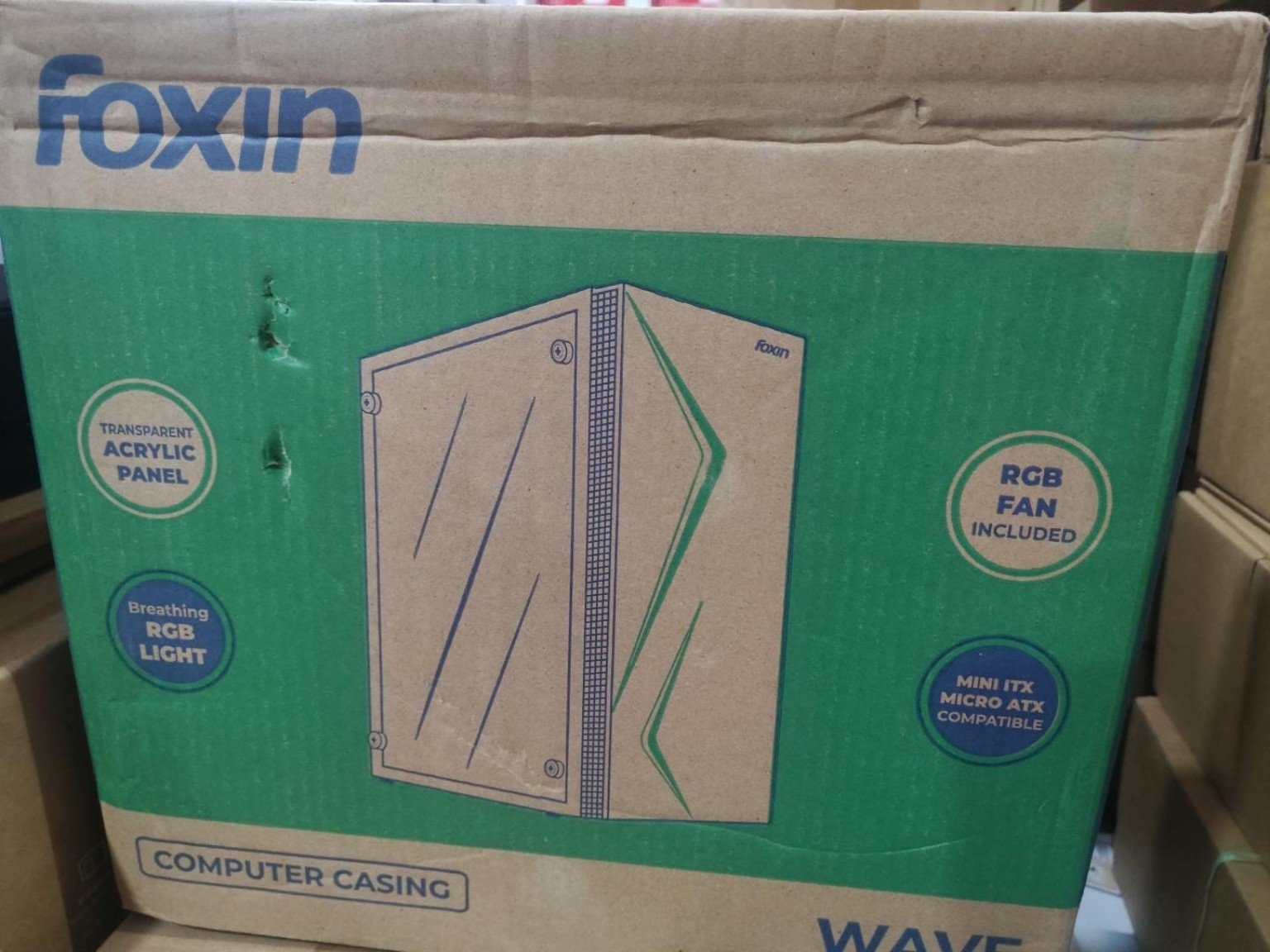 Foxin WAVE RGB Computer Cabinet