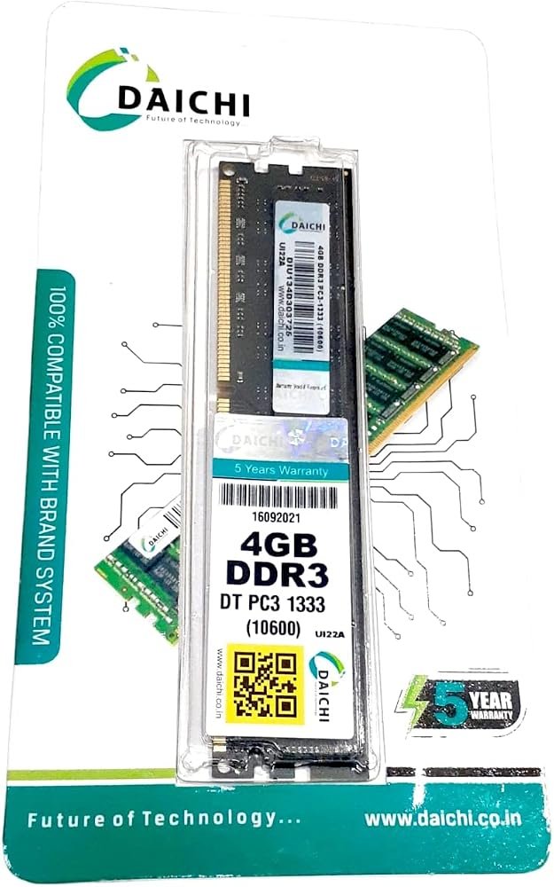 RAM Desktop Daichi 4GB DDR3