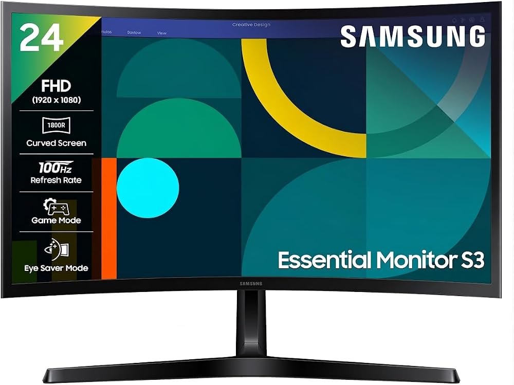 Samsung LS24D368GAWXXL 24 Curved Monitor