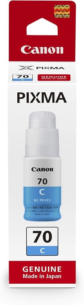 Canon GI-70 Colour Ink Bottle (Cyan / Magenta / Yellow)