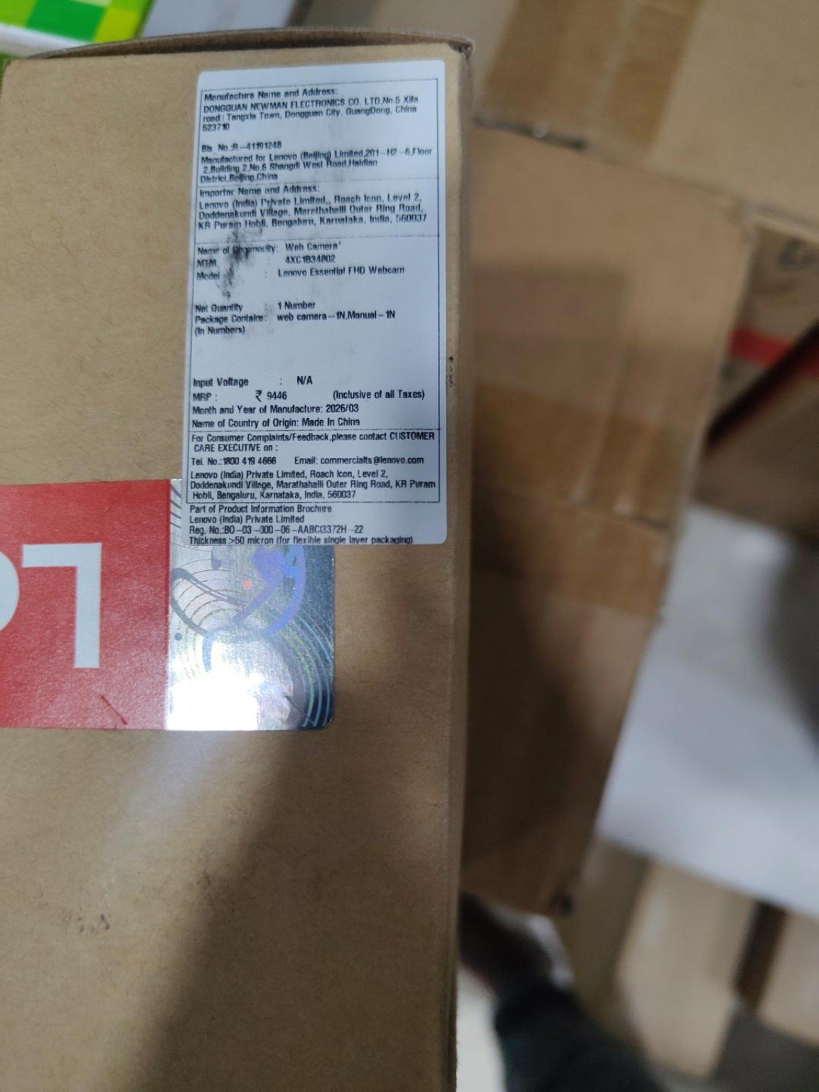 Lenovo Essential FHD Webcam - Image 2