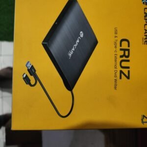 Lapcare CRUZ USB & Type-C External DVD Writer (DW-009)