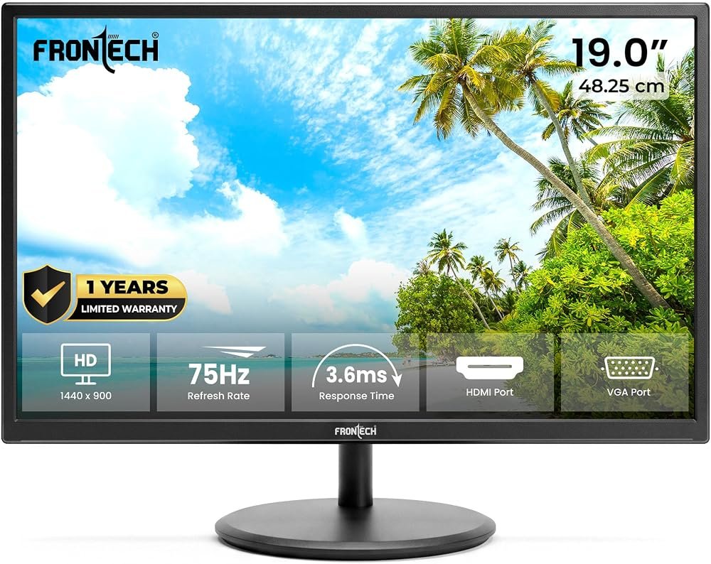 Frontech 19" LED Monitor