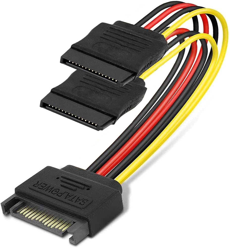 SATA Cable Y Splitter Cable