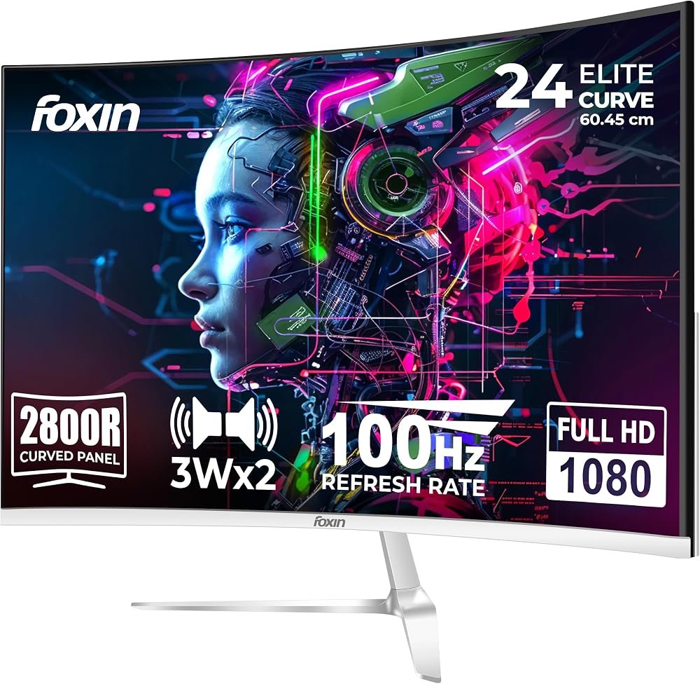 Foxin 24 Curved Frameless Monitor