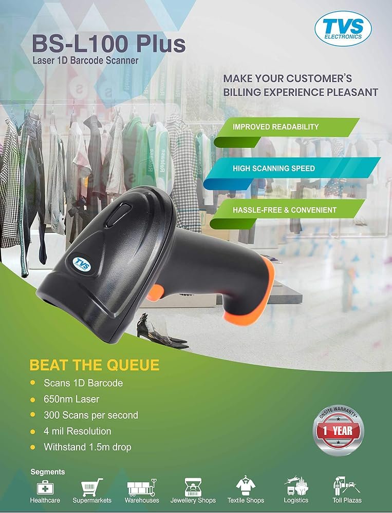 TVS Barcode Scanner TVS BSC 101 Star